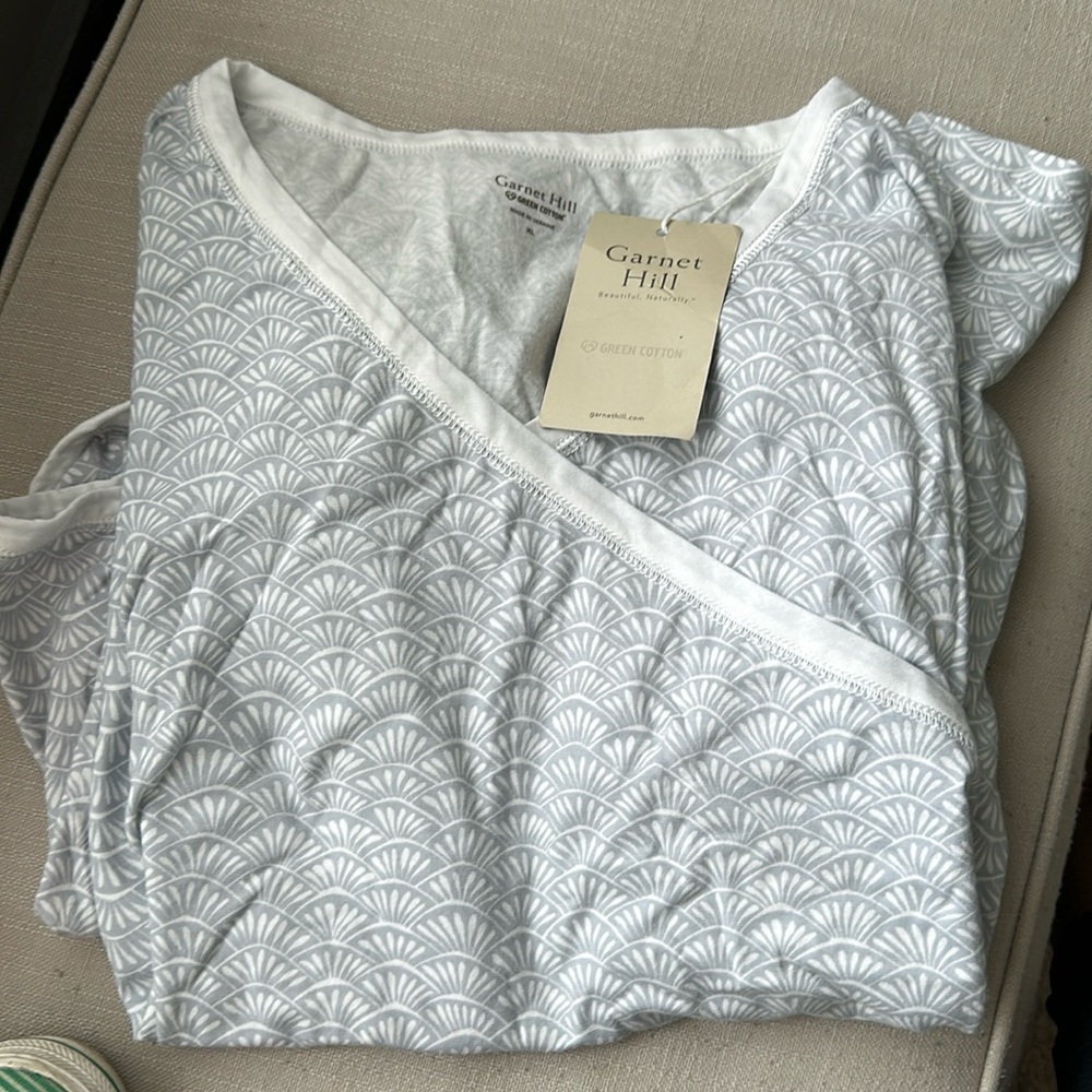 Garnet hill short sleeve/ shorts sleep set